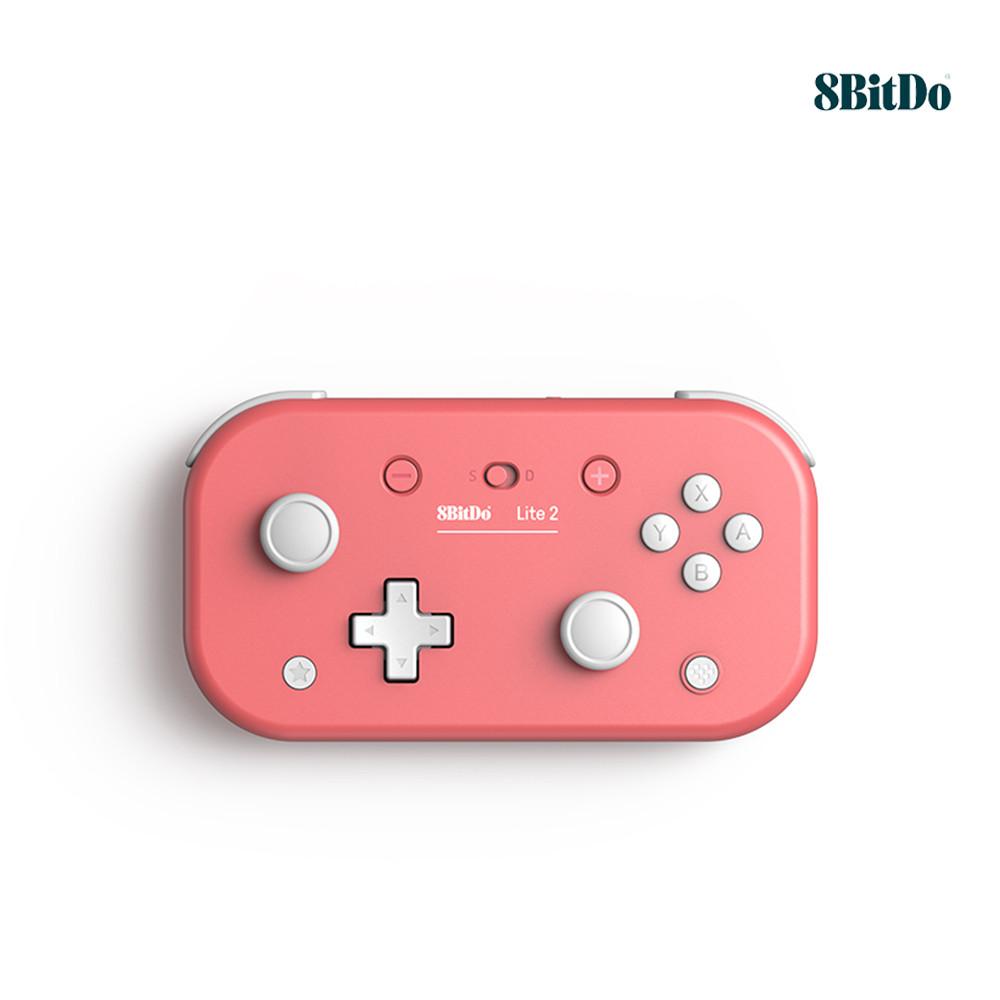 8BitDo LITE2 라이트2 블루투스 게임패드 게임 컨트롤러 조이스틱 핑크