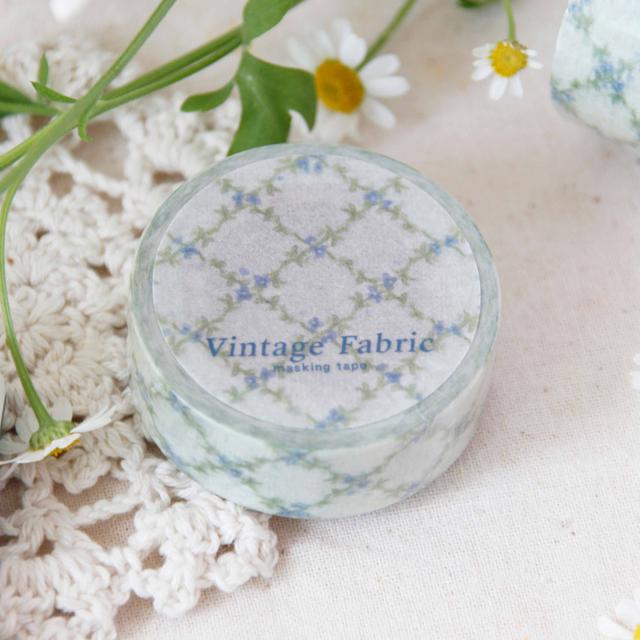 Vintage Fabric Masking Tape [Bluebell]