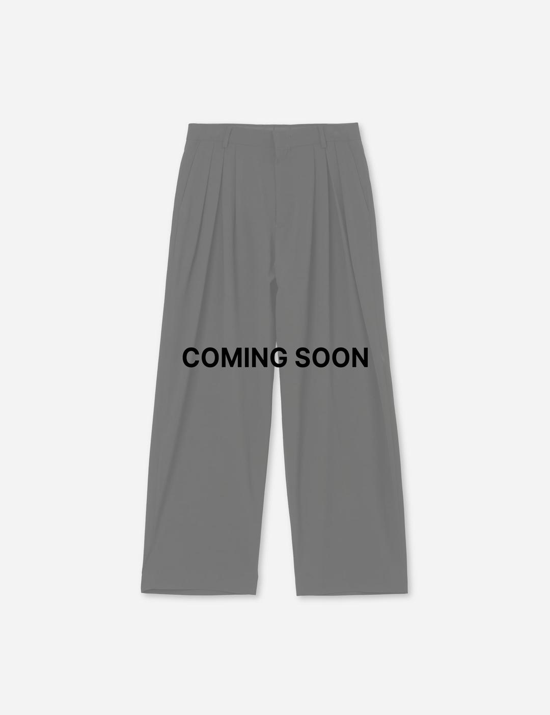 매드플리츠 와이드 트라우저 (블랙)