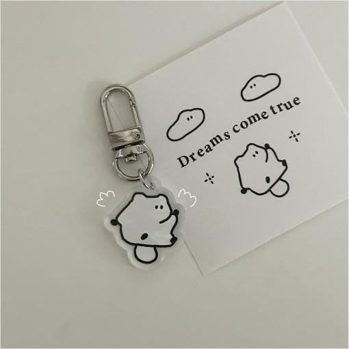 [스탠딩츄] Dreaming flying squirrel key ring 꿈꾸는 날다람쥐 키링