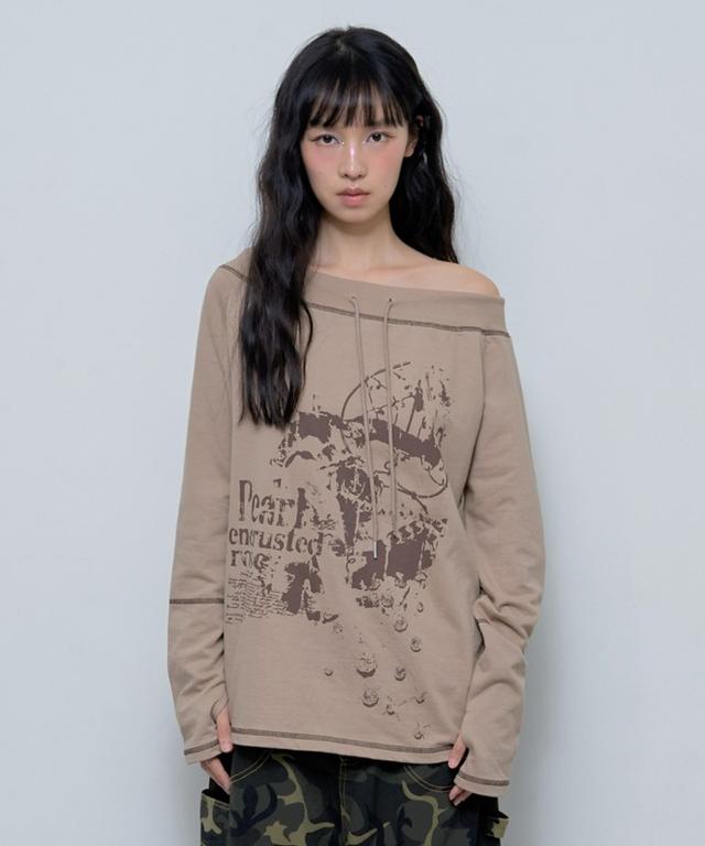 PEARL ROSE OFF-SHOULDER (BEIGE)_F24ZB072