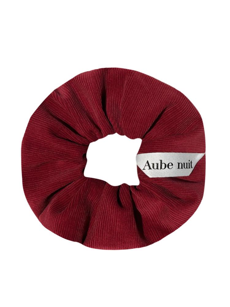 [시즌한정] 코지 코듀로이 윈터 스크런치 크리스마스 레드 M