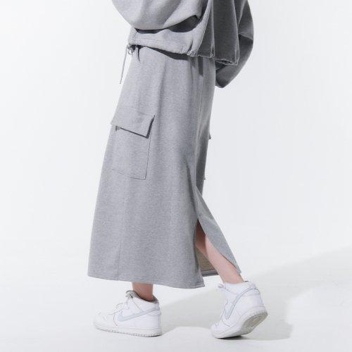 마카롱 트레이닝 카고 밴딩 스커트