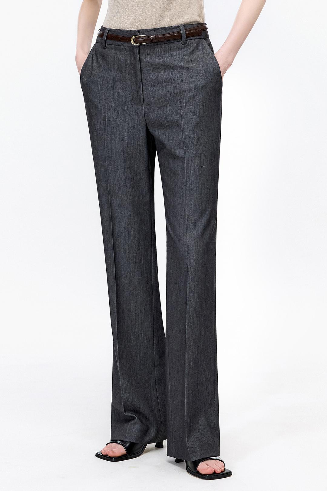 [리오더] 웰 스트레이트 라이트 팬츠 - 그레이