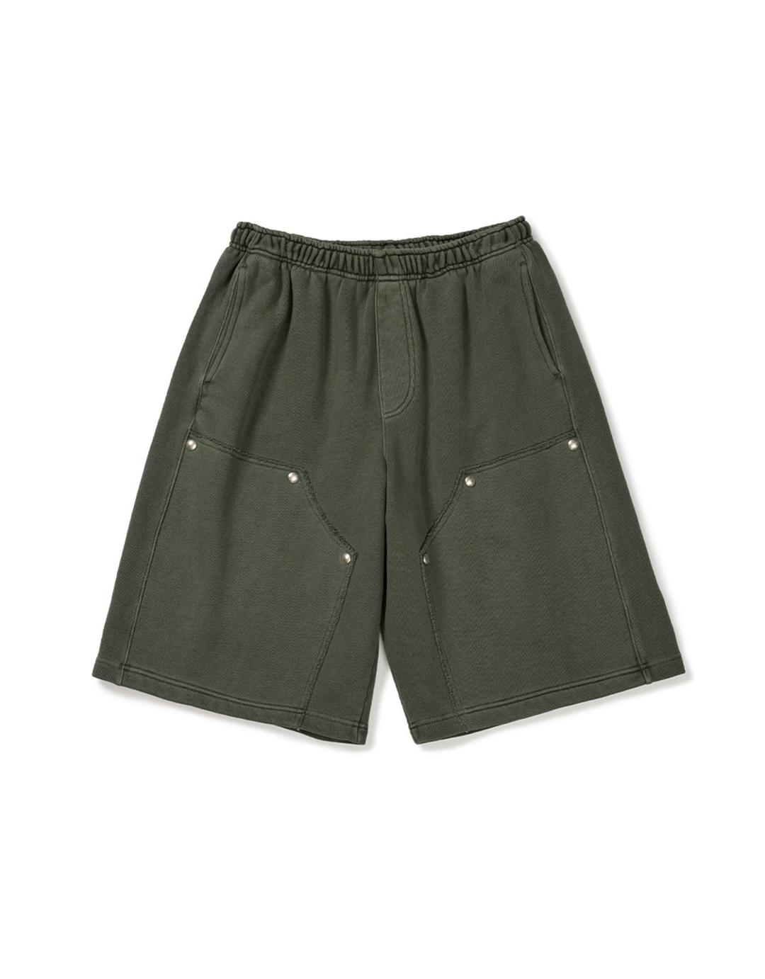 [Mmlg] BERMUDA PIECE IN WIDE SWEAT SHORTS (KHAKI)