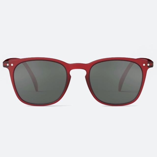 이지피지 E RED 레드크리스탈 여자 남자 스퀘어 뿔테 선글라스