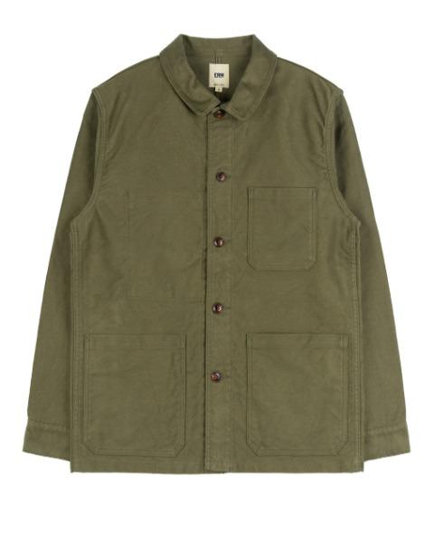 [F.O.B FACTORY] FRENCH MOLESKIN JACKET (OLIVE)