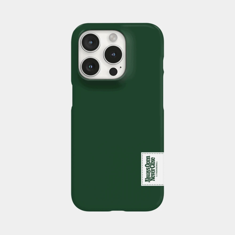 fw 베이직 컬러 라벨 [하드 폰케이스]