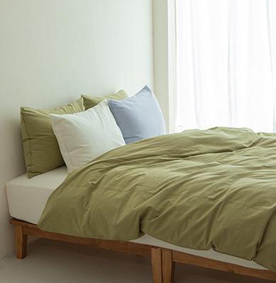 밀키 코튼 베딩_green tea