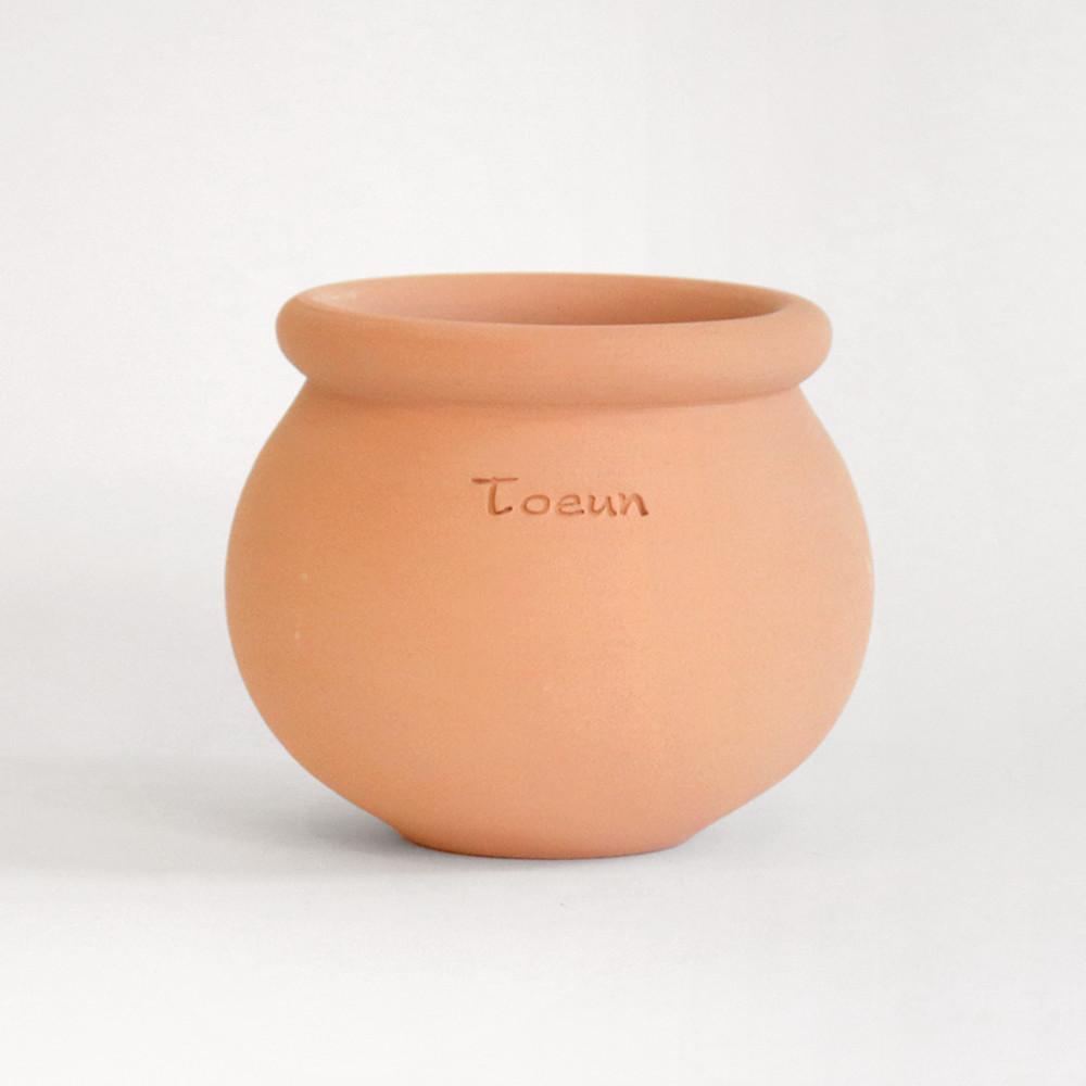 앙증맞은 복주머니팟 이태리토분 수제 토분 인테리어 다육이 화분 오리지널 베이비