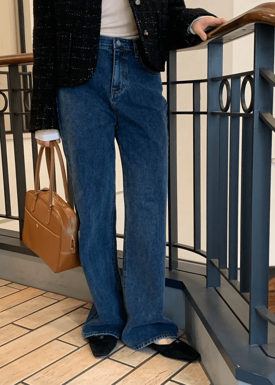 딥 진청 데님 PT