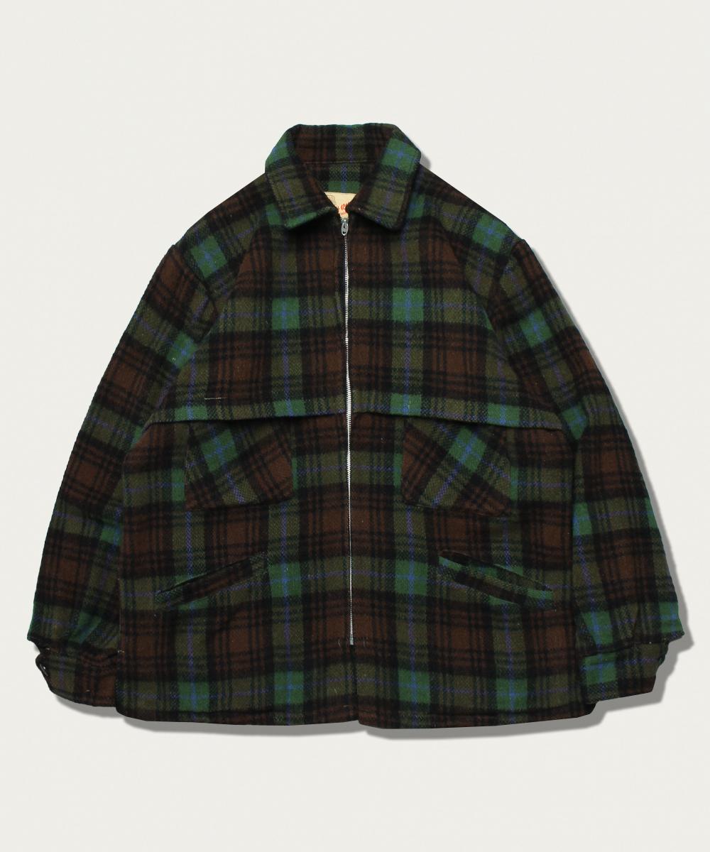 60~70s Woods bag&canvas co. double mackinaw jacket