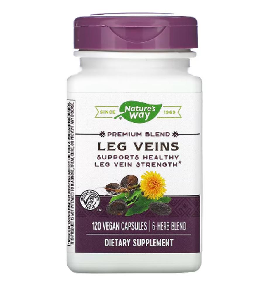 미국 네이쳐스 웨이 레그 베인스 6 허브 블렌드 120 베지캡슐 Natures Way