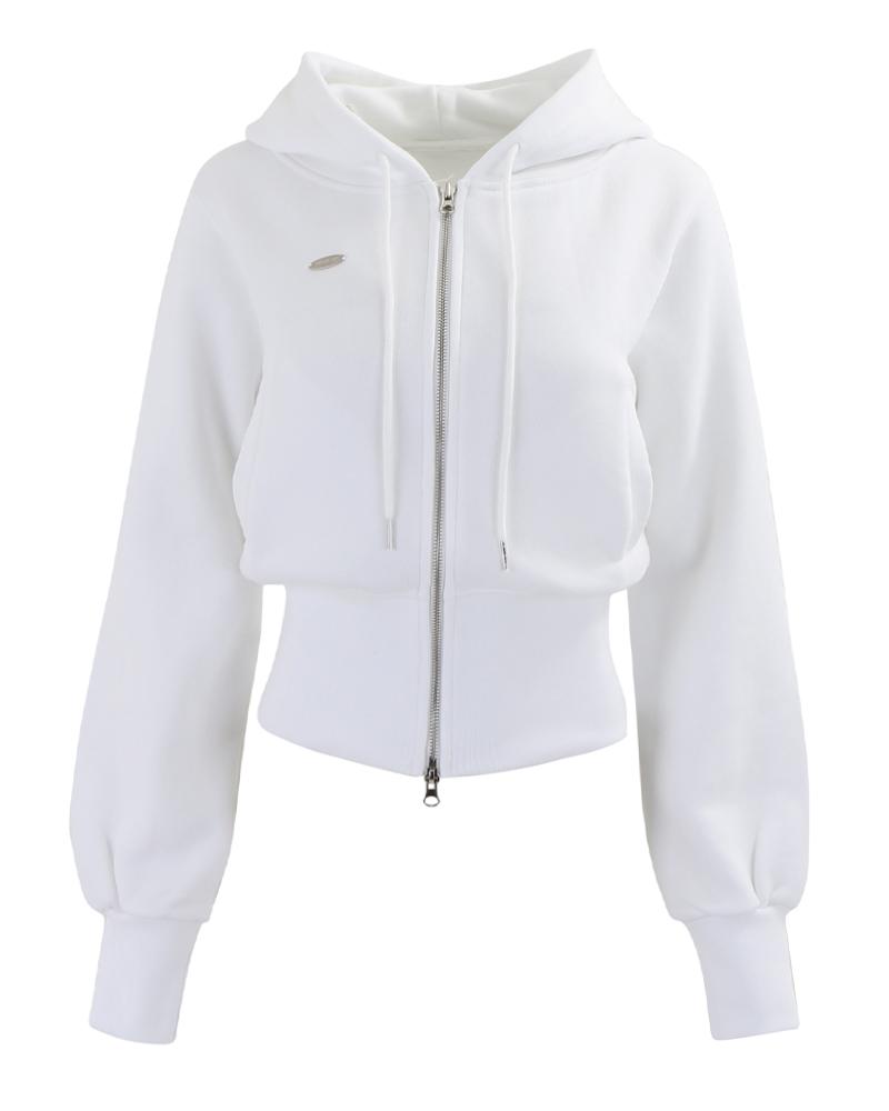 KIMSEOUL ZIP-UP HOODIE (WHITE)