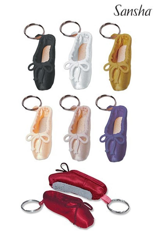 [SANSHA] 산샤 토슈즈 키홀더 키링 (miniature pointe shoes keyholder)
