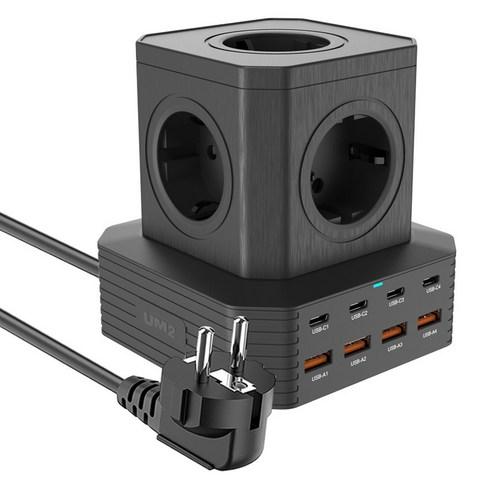 유엠투 충전 타워 USB 멀티탭 5구 UMAC-65WTOWER - 멀티탭 | 쿠팡