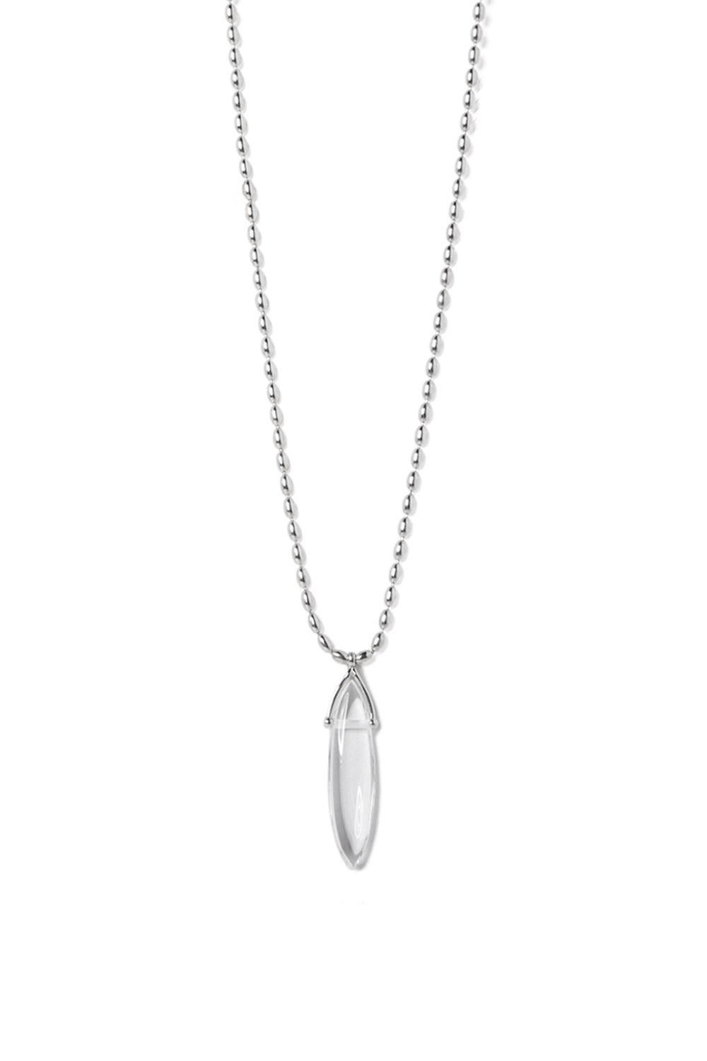 BOHO OVAL QUARTZ NECKLACE