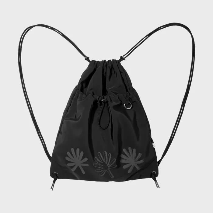 DD layer symbol gym sack string bag (BLACK)