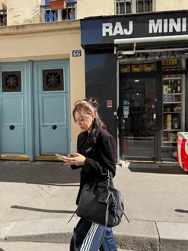 Corduroy fitted line jacket