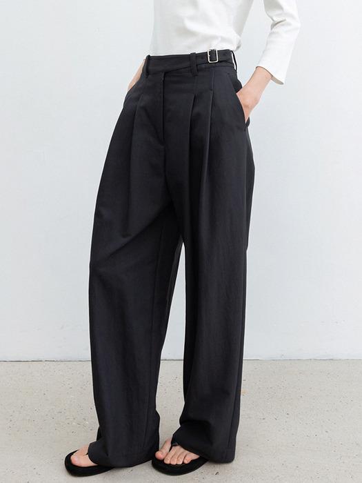 [2차 리오더] Gurkha Tuck Pants_Charcoal