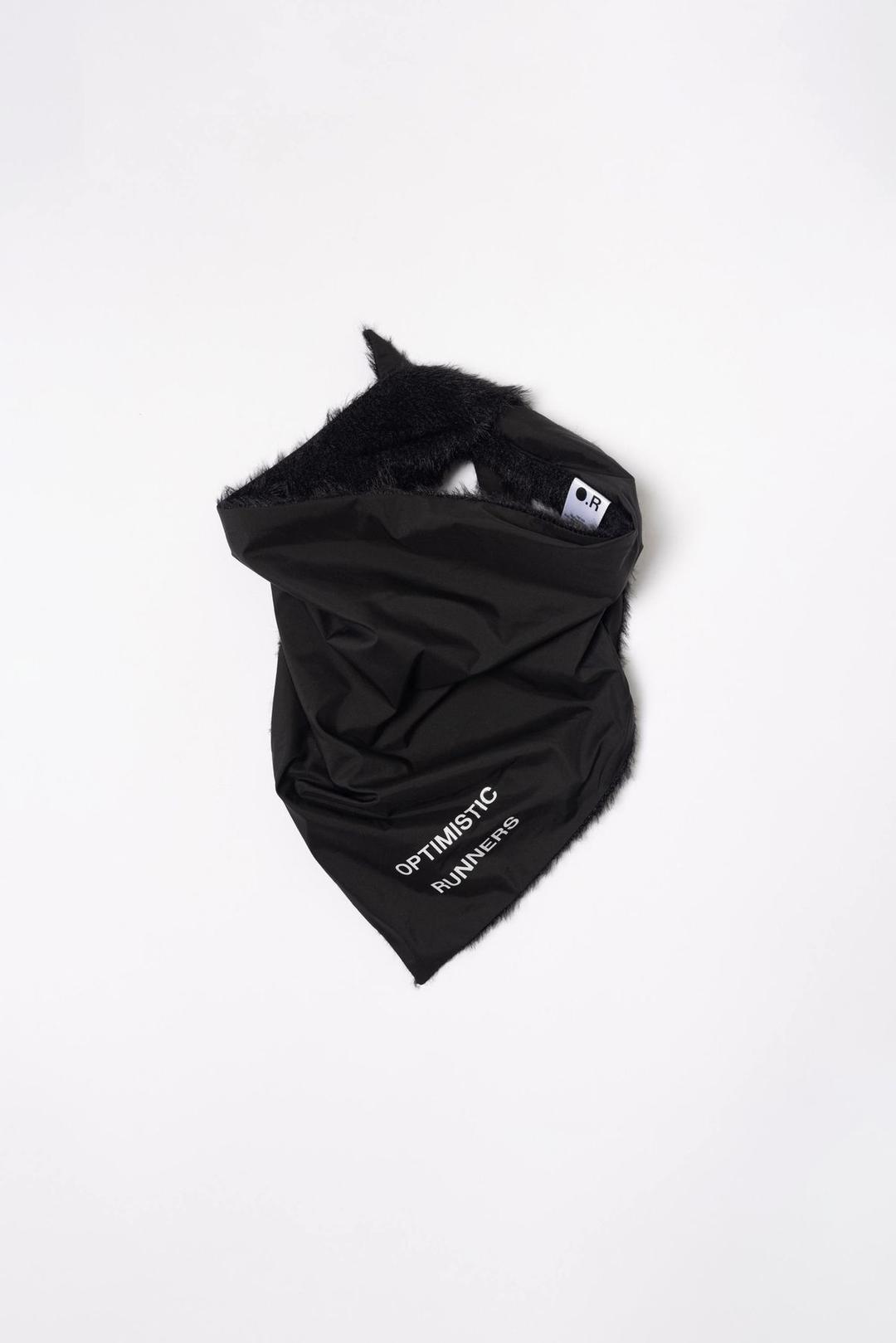 Warm scarf black