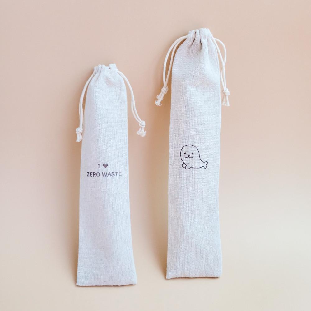 유리빨대 케이스 파우치