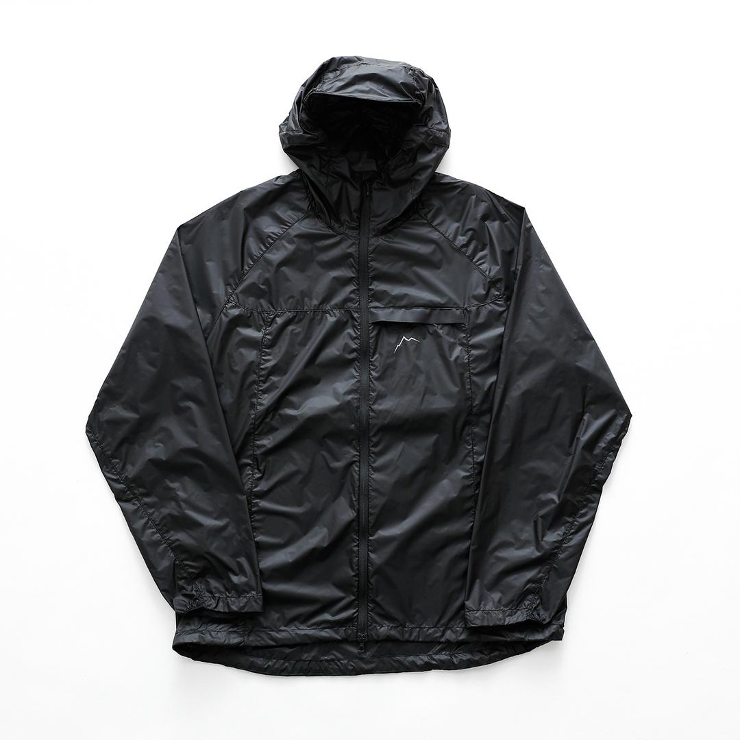 feather jacket / black