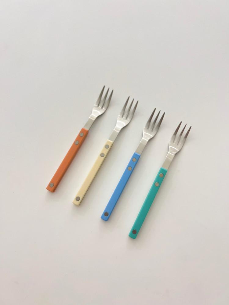 부기데이 보겐 티포크 10color 쌍띠에 샤틴 커트러리