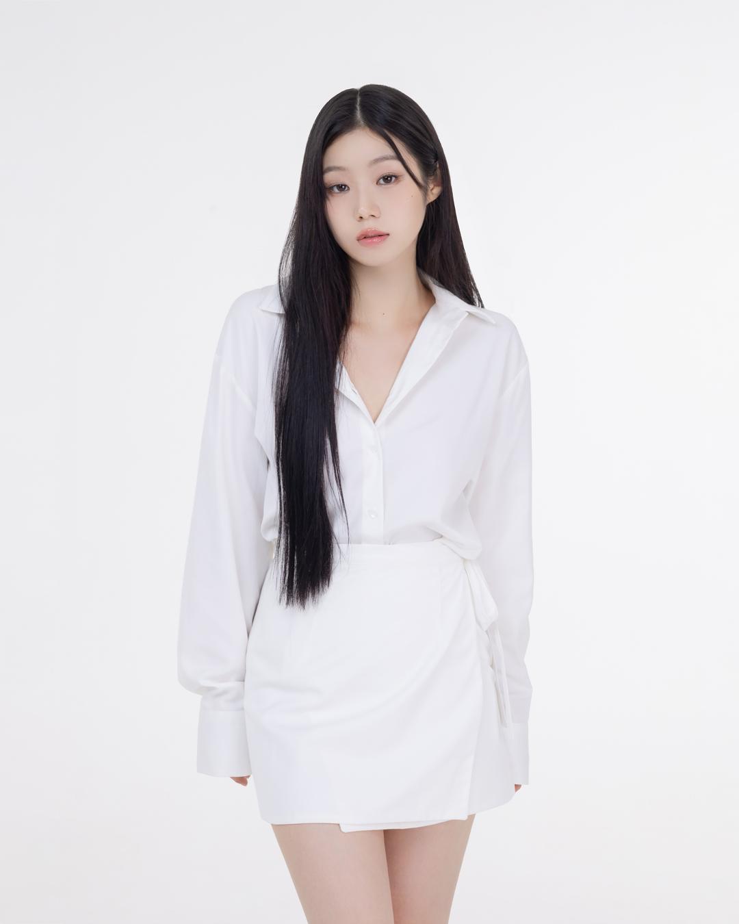 델라인 [MADE] 셔츠 투피스 세트 - IVORY