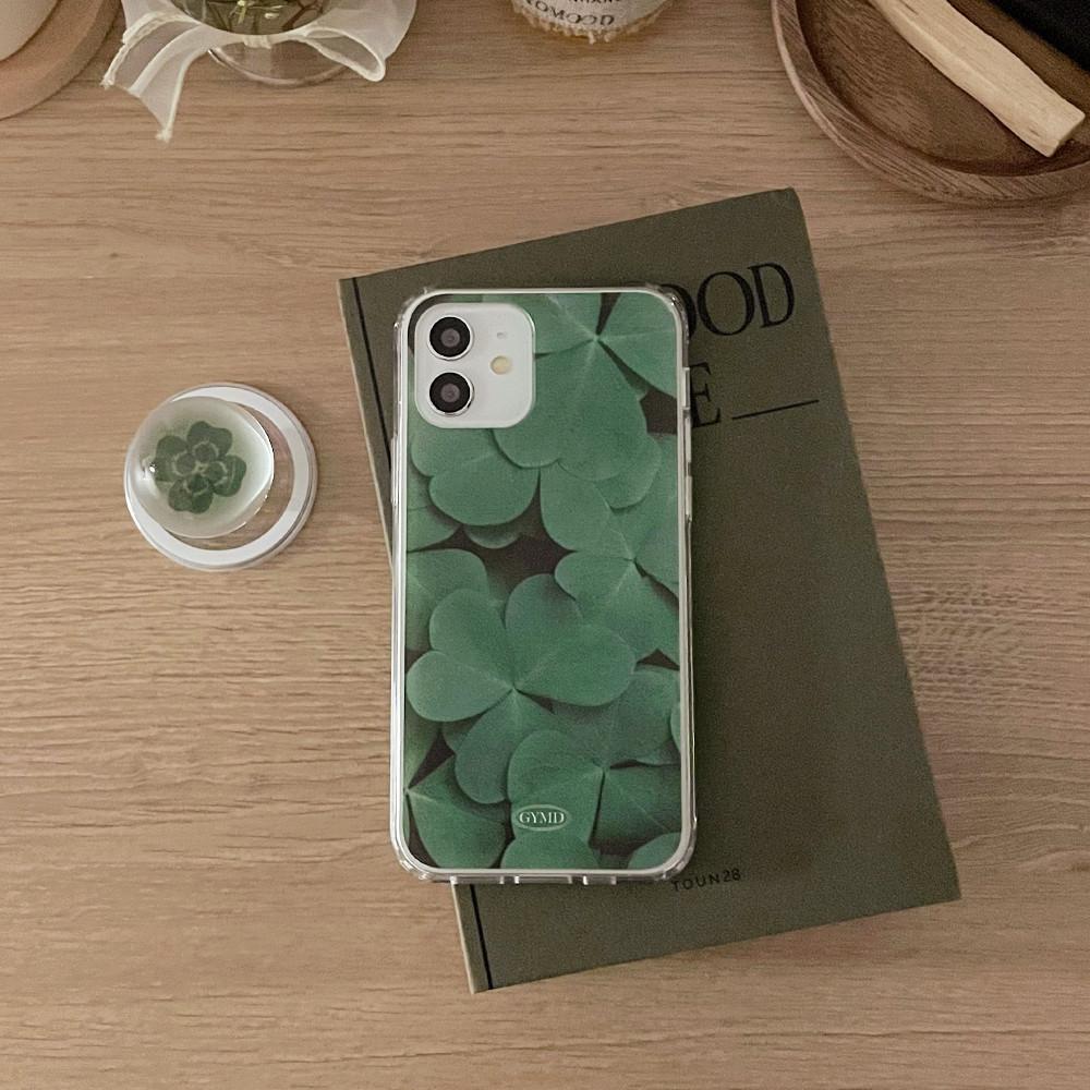 Clover 투명 젤리 케이스