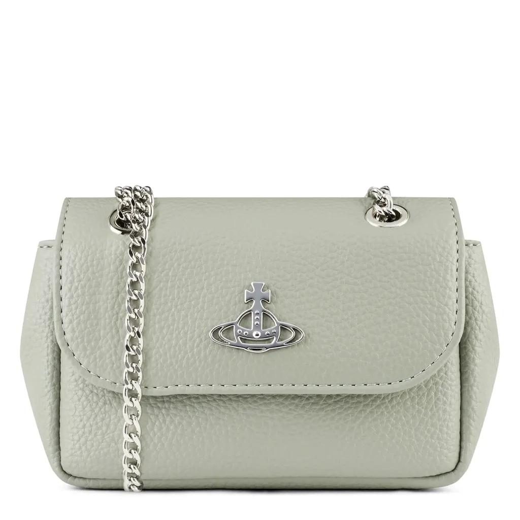 (최저가) 비비안웨스트우드 더비 스몰 체인 크로스백 페일 그린 비건 레