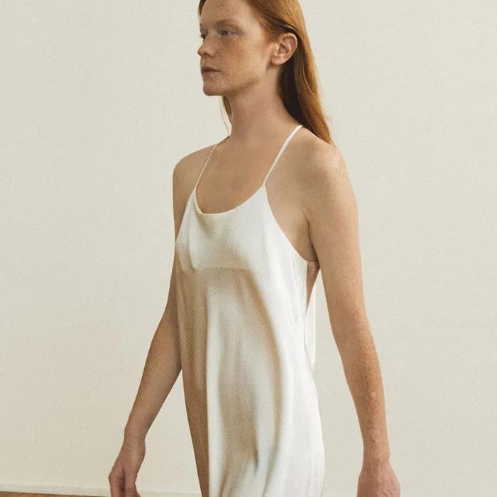 (w) Classic Ivory Camisole One-piece