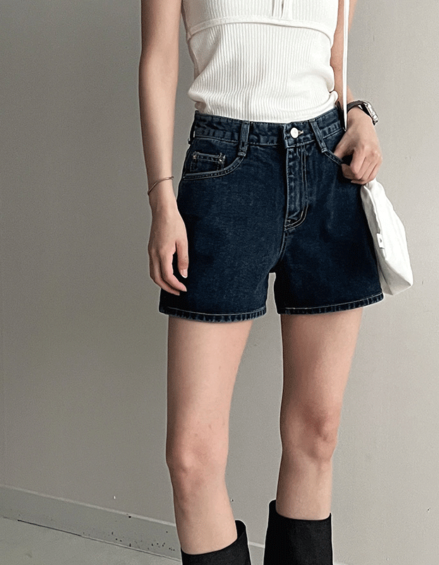 모어체리 스탠다드 데님 숏 팬츠 반바지 .11 (2color)
