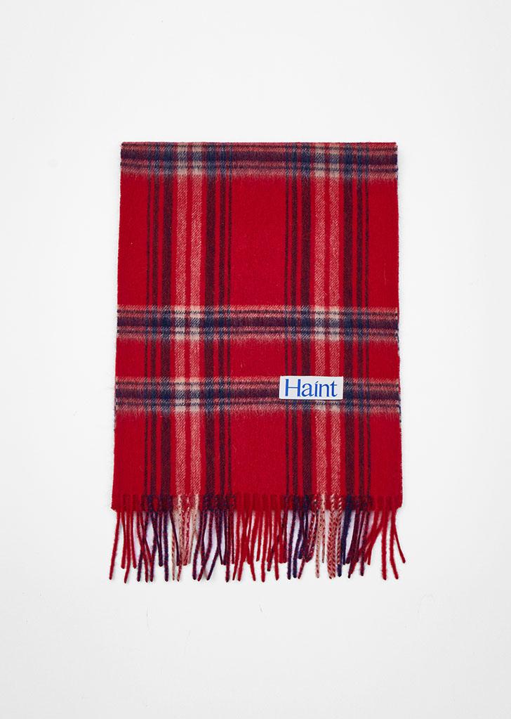HOLIDAY CHECK MUFFLER_2COLORS_RED