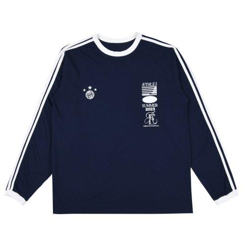 ATHLETE STRIPE L/S [Navy]
