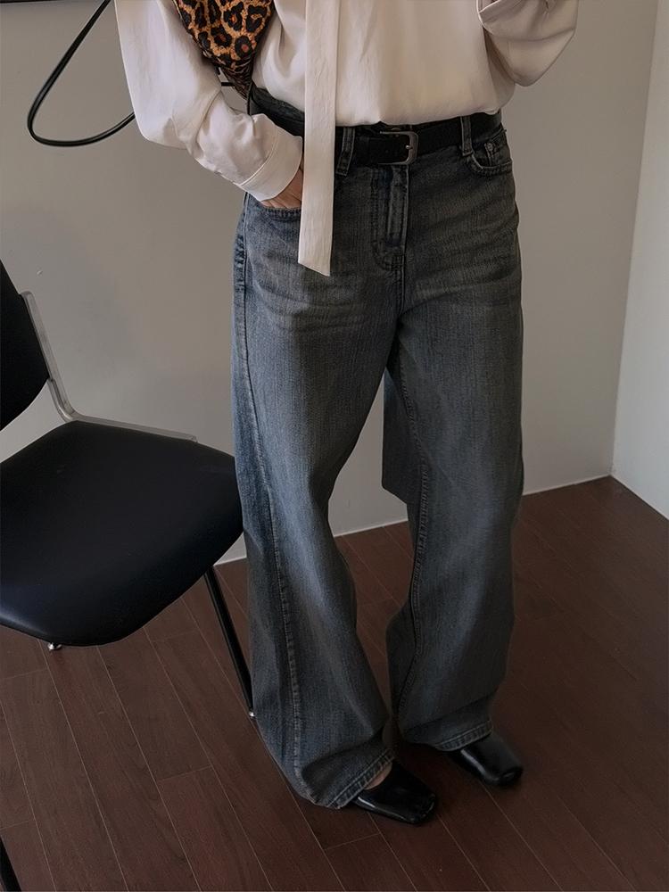 크렘므 매그넘 세미 부츠컷 데님