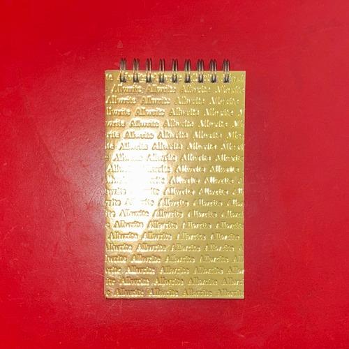 Spiral Notebook_Handy_Lined_Gold