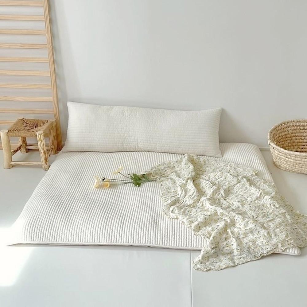 아기 사각 러그 낮잠 토퍼 신생아 유아 목화솜패드