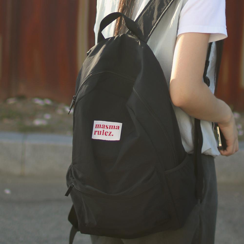 마스마룰즈 Daily backpack _ Black