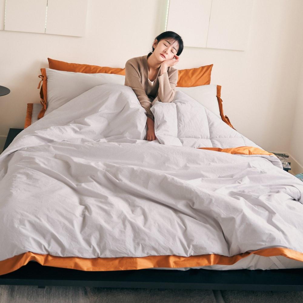 고밀도 60수 순면 토스트 무봉제 호텔 차렵이불 알러지케어 먼지 없는 이불