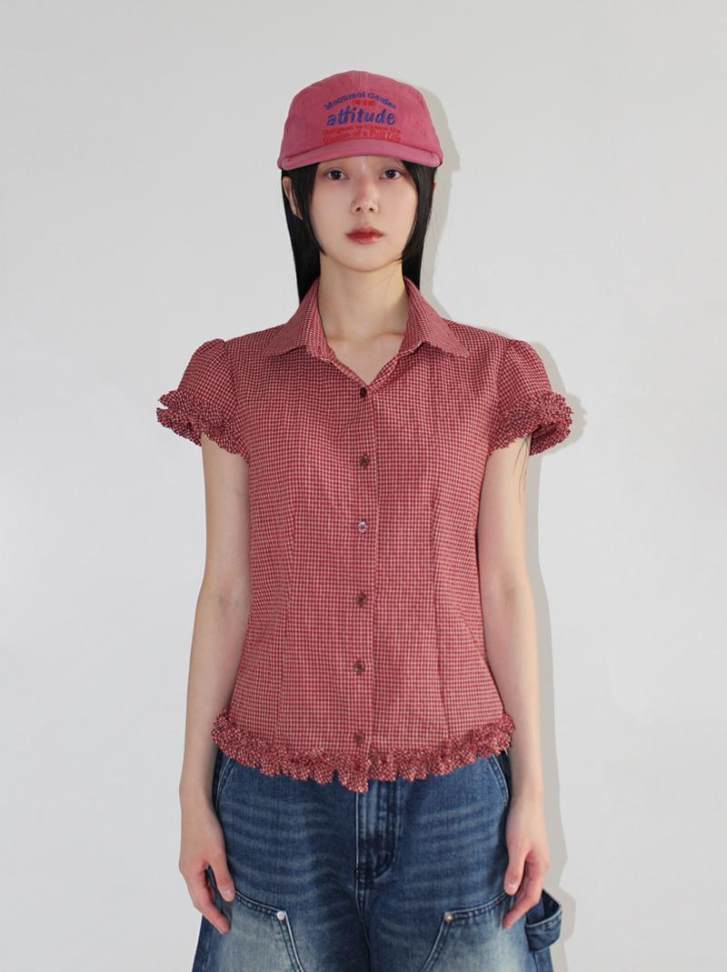 SEER FRILL CAP SH (red / black)