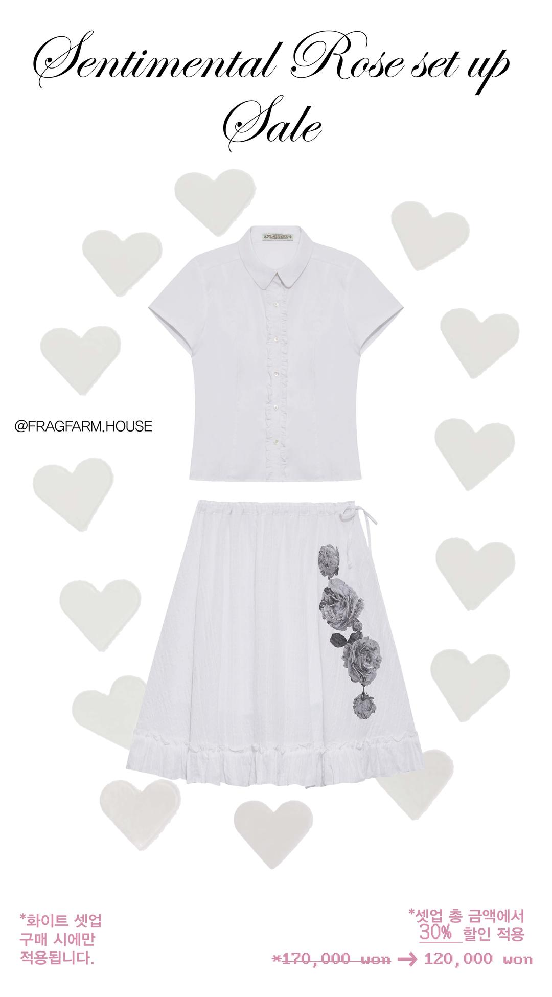 [SALE] Sentimental Rose Set-up 30% discount (ONLY WHITE)