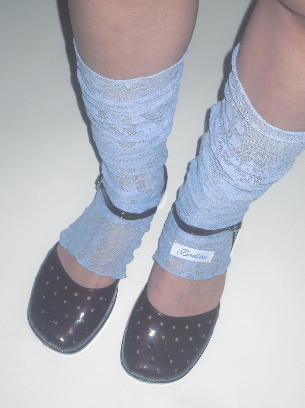 Milky Way Leg Warmer Skyblue