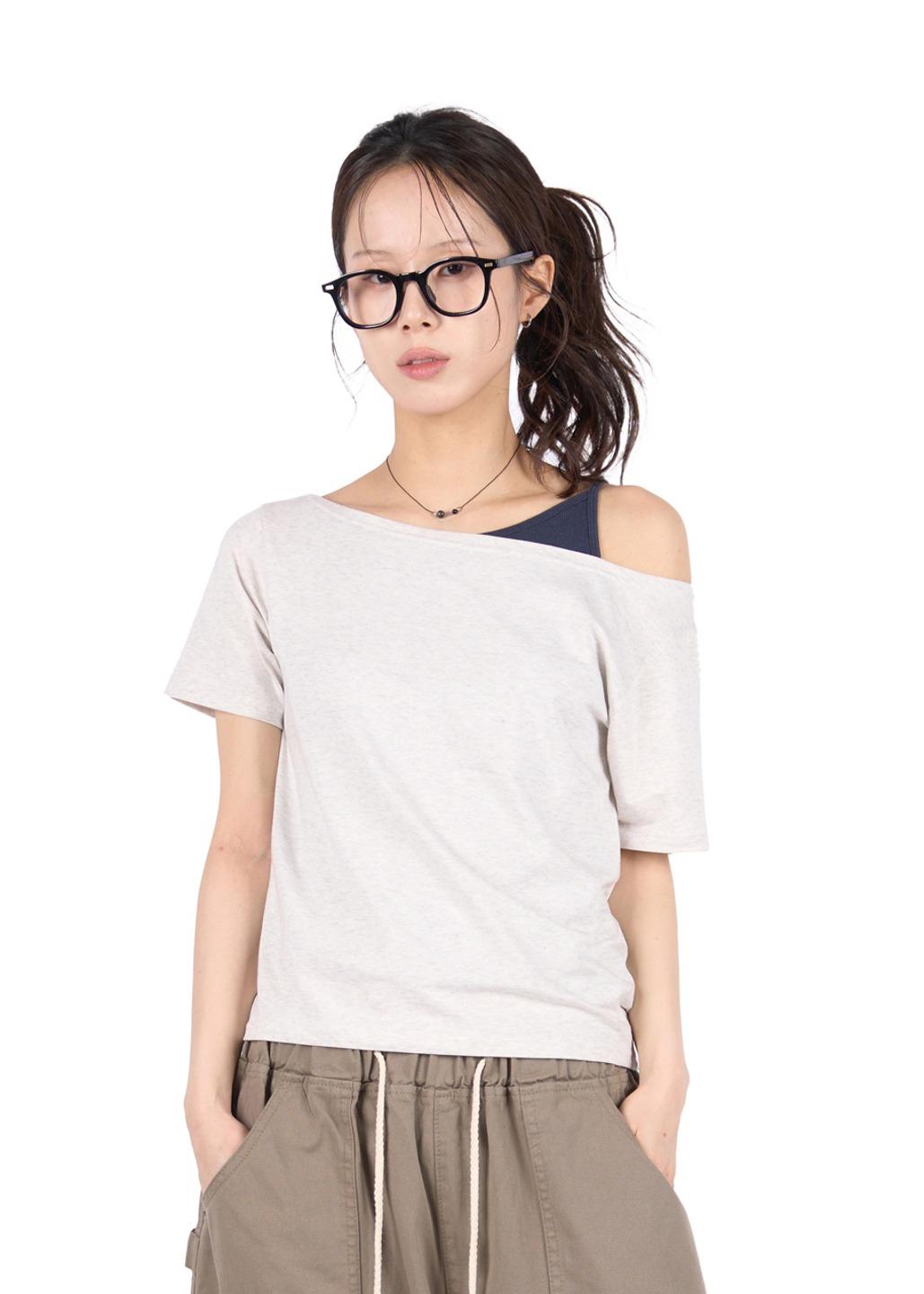 MODAL WIDE NECK TEE