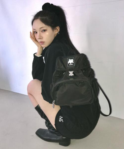 테일 버클 스트링 미니 백팩 (남녀공용)