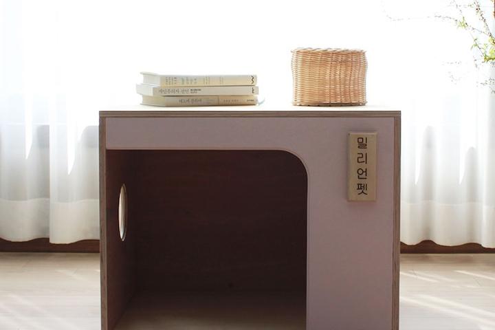 자체제작 컬러풀 원목 우드 애견하우스 강아지집 펫하우스 소형