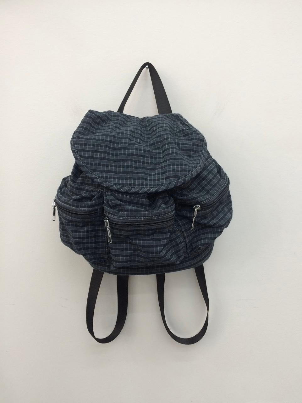 리코 체크 미니 백팩