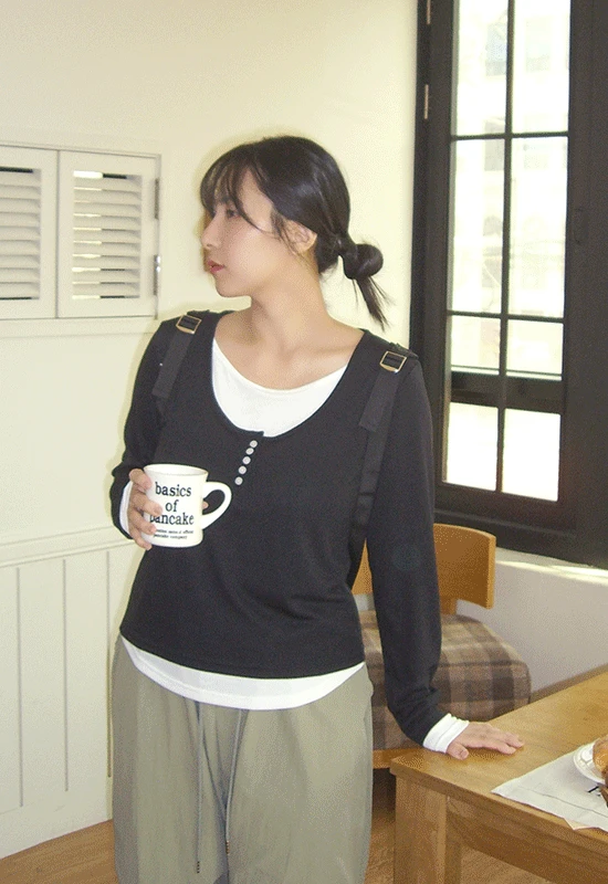 데코 layerd button t (3color)