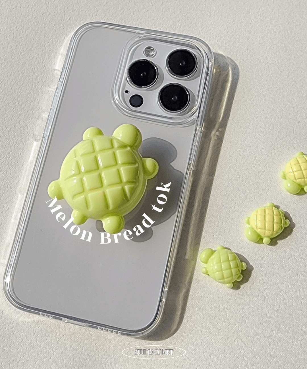 [주문제작] 거북이 메론빵 스마트톡 거치대 / 맥세이프 스마트톡