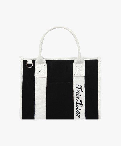 캔버스 크록 토트백(블랙)